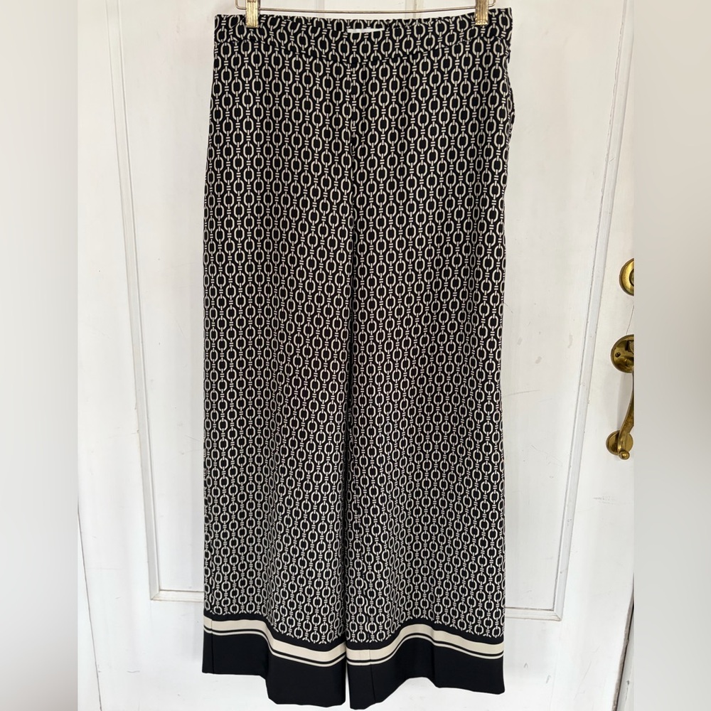 H&M women’s Black & White Wide Leg Pants